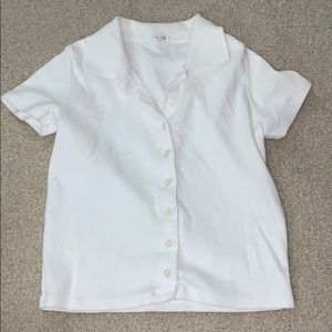 john golt white collared button up